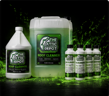 Professional roof cleaner products